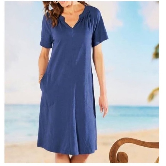 Soft Surroundings Hadlee Dress sz Medium - Picture 1 of 11